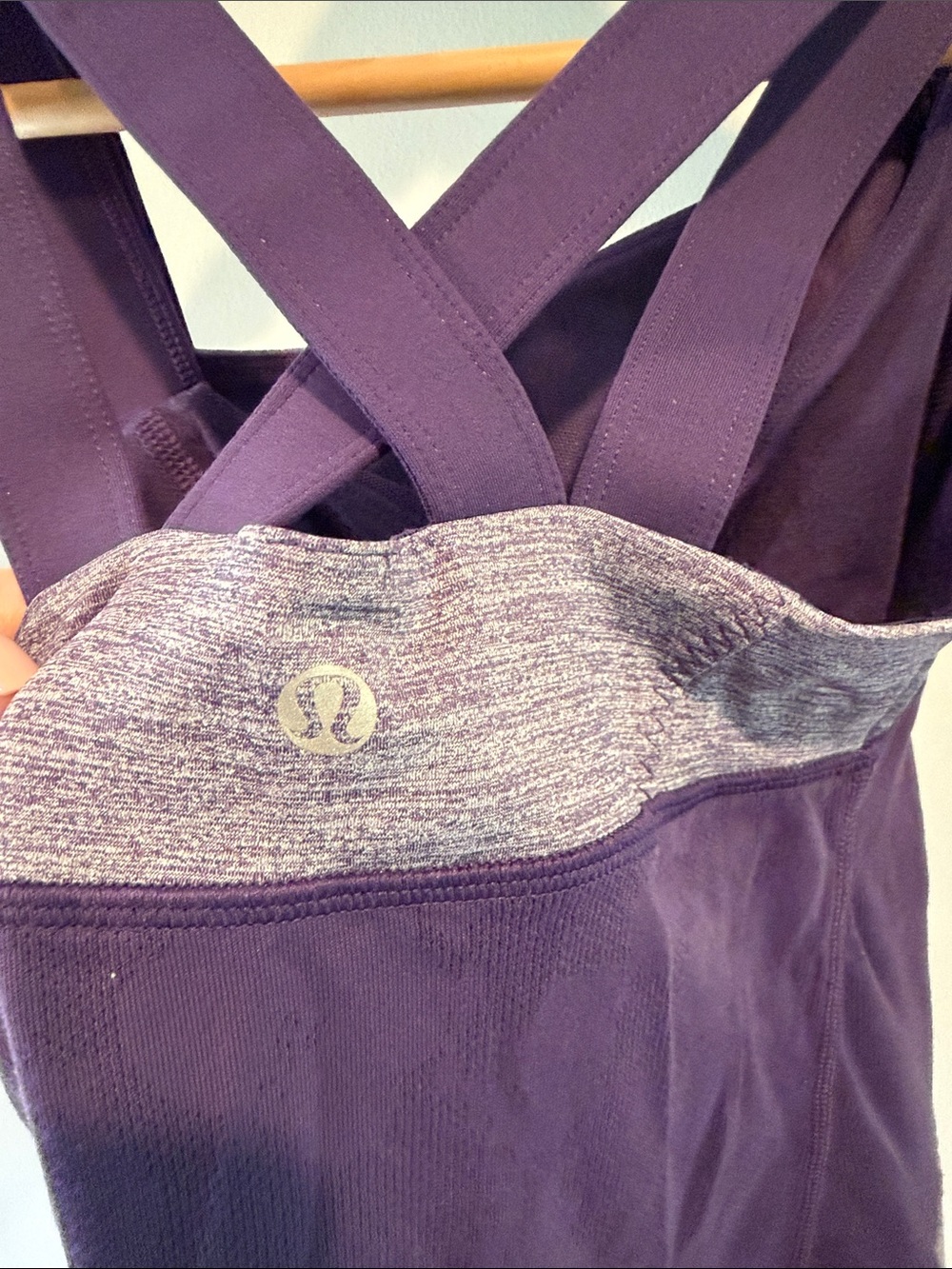 Lululemon 4 Chaturanga Concord Grape Athletic Activewear Tank Top - Picture 8 of 10